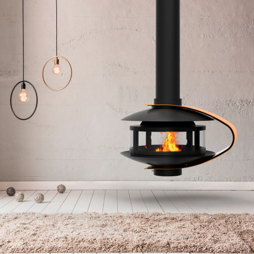 FANCY Central kamīns ar kurtuvi FANCY Central kamīns ar kurtuvi