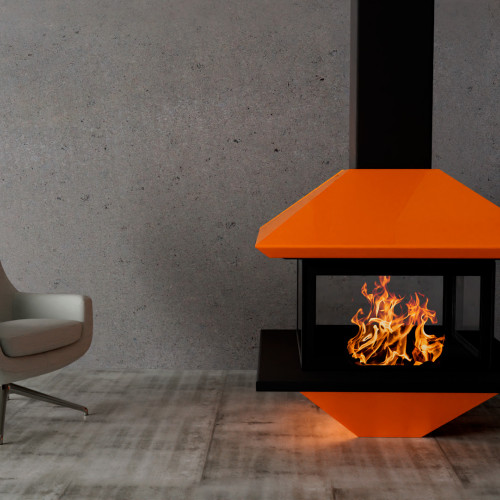 GAIA Central kamīns  GAIA Central kamīns