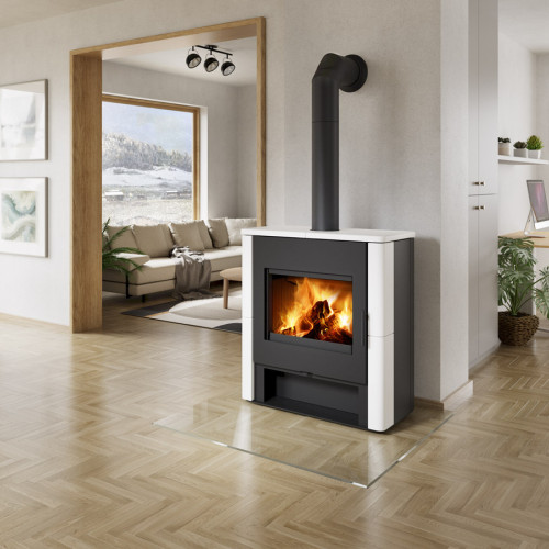 Kamīnkrāsnis TELDE keramika ar plakanu virsmu Kamīnkrāsnis TELDE keramika ar plakanu virsmu