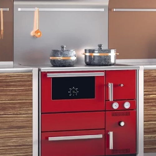 Centrālās apkures plīts Term 20 sarkana kreisā 20kw