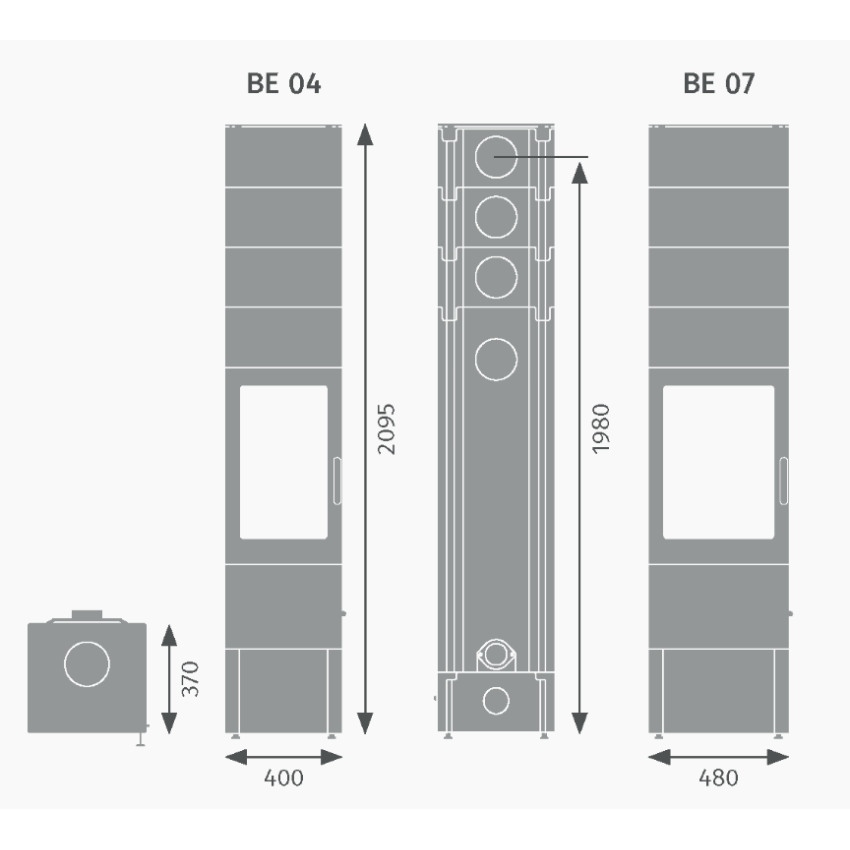 Malkas krāsns Blaze Element V+