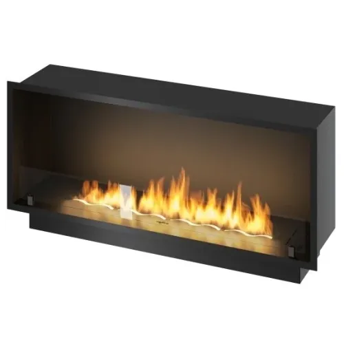 Biokamīns Slim Black 1200