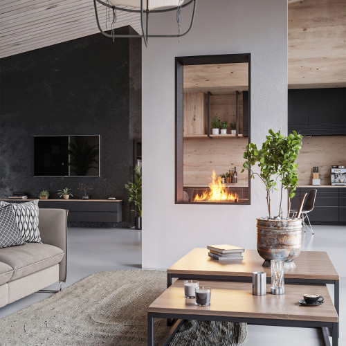 Biokamīns divpusējs 1600 Slim Vert