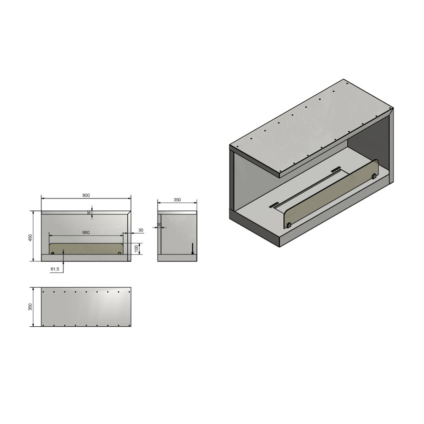 Biokamīns L800V2