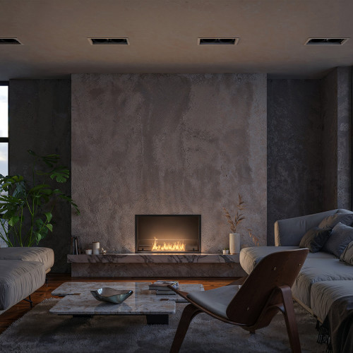 Biokamīns Slim Black 800