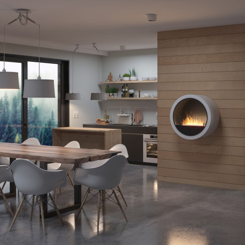 Biokamīns Incyrcle Wall