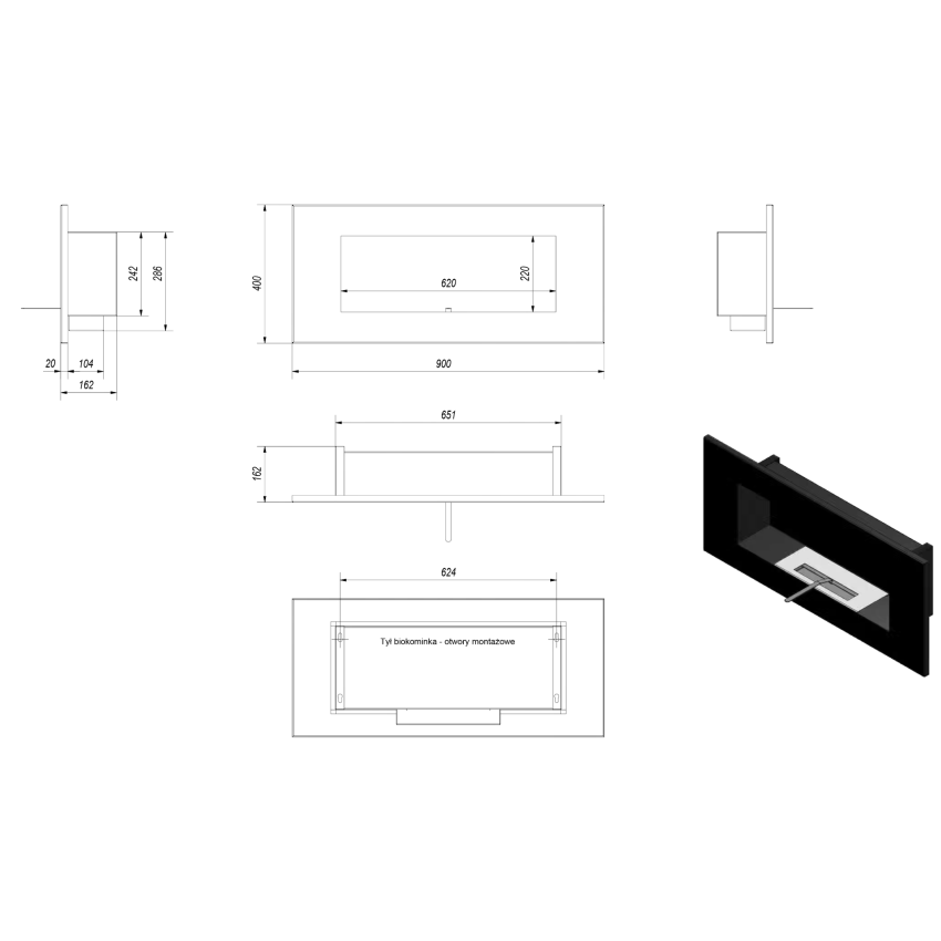 Biokamīns DELTA 2 Biokamīns DELTA 2