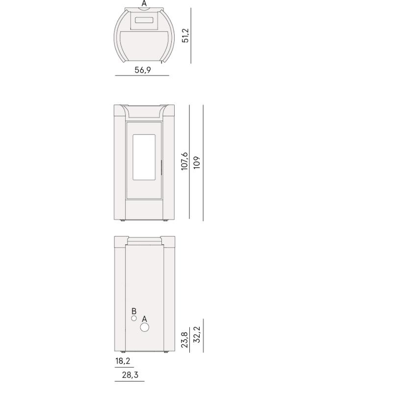 Granulu kamīnkrāsns Fenice 11