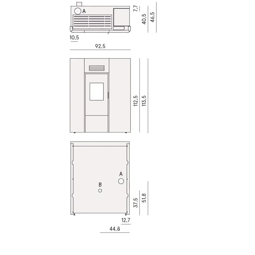 Granulu krāsns MAYA IDRO 16
