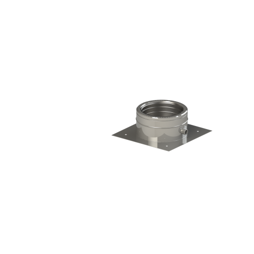 Pamatne ar kondensāta izvadu uz sānu