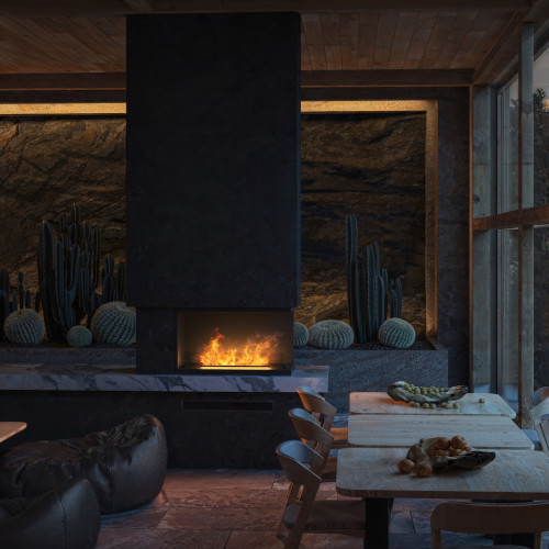 Elektriskais kamīns CORNER P800 Elektriskais kamīns CORNER P800