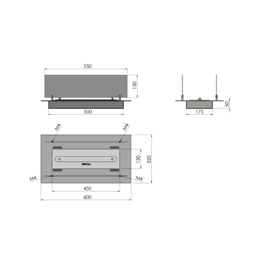 Konteiners SIMPLE INSERT 600