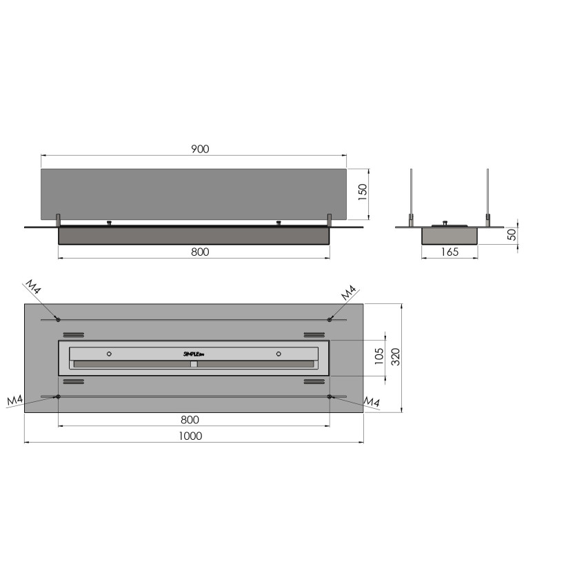 Konteiners SIMPLE INSERT 1000 Konteiners SIMPLE INSERT 1000
