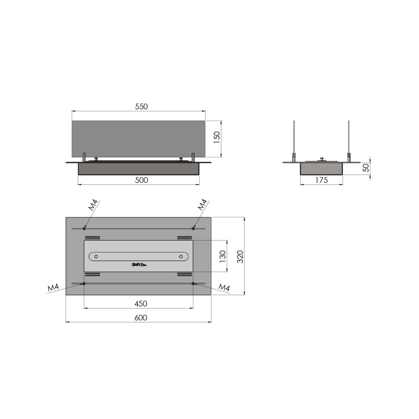 Konteiners SIMPLE INSERT 600 Konteiners SIMPLE INSERT 600