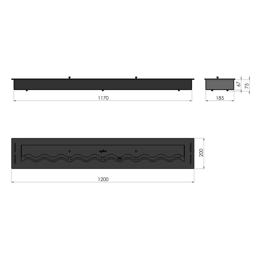 Konteiners Black Burner 1200 Konteiners Black Burner 1200