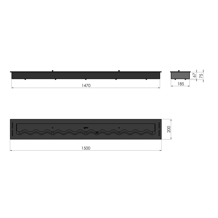 Konteiners Black Burner 1500 Konteiners Black Burner 1500