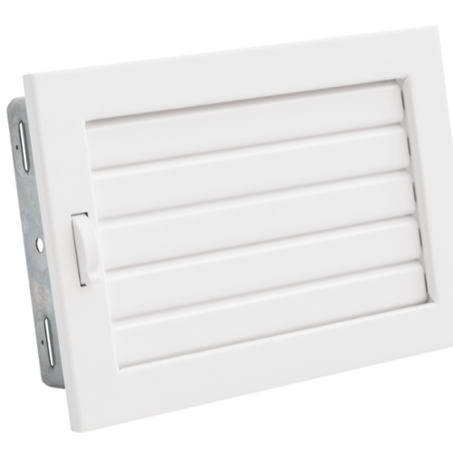 Kamīnu žalūzijas baltas-grozāmas