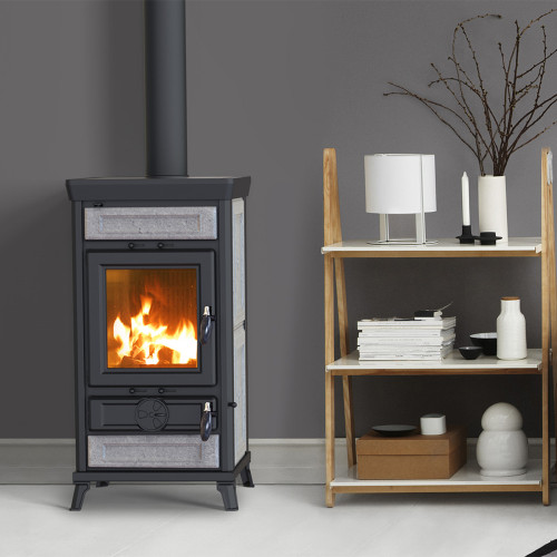 Kamīnkrāsnis ILARIA akmens